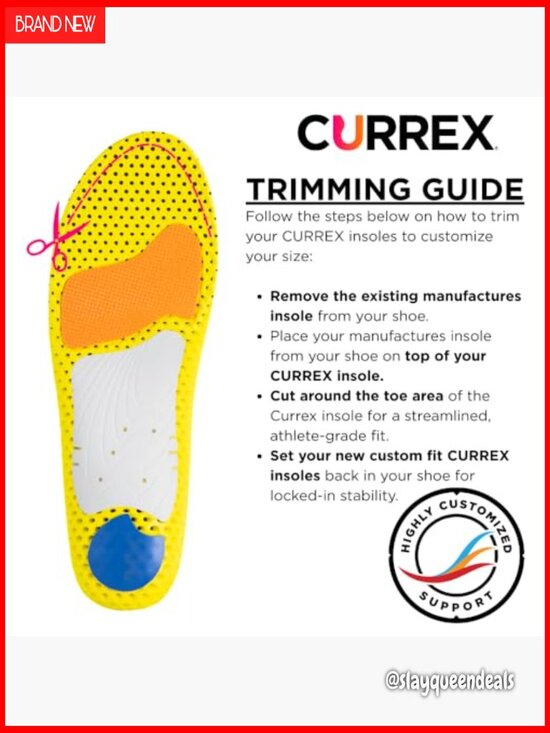 RunPro Insoles for Running Shoes, Arch Support, Size Large, Reduce Fatigue